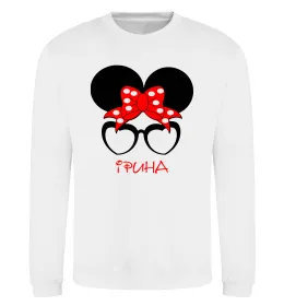 Світшот Ірина minnie Білий фото