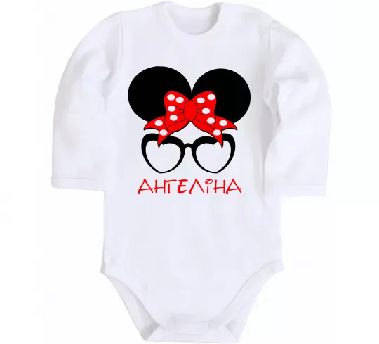 Детский боди Ангеліна minnie Белый фото