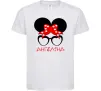 Детская футболка Ангеліна minnie Белый Детская футболка Ангеліна minnie Белый фото