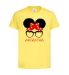 Детская футболка Ангеліна minnie Лимонный фото