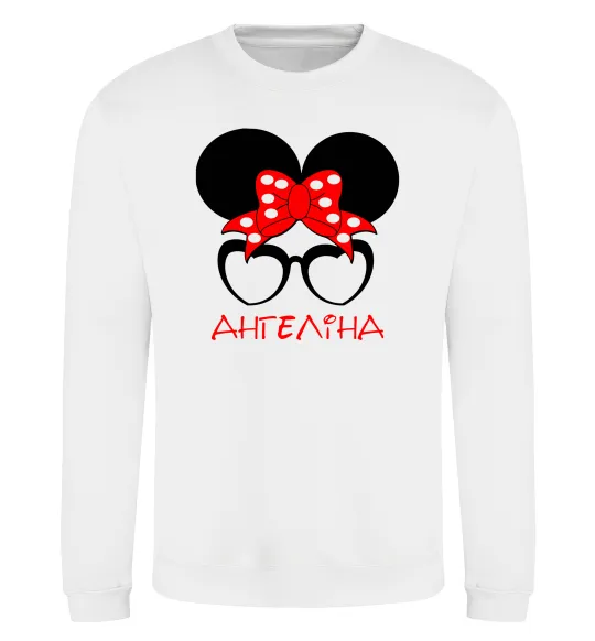 Свитшот Ангеліна minnie Белый фото