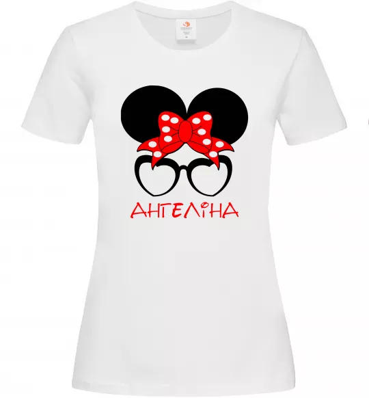 Жіноча футболка Ангеліна minnie Білий фото