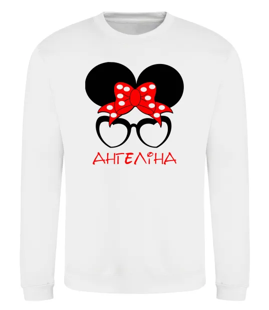 Свитшот Ангеліна minnie Белый фото
