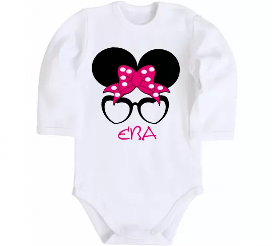 Дитячий бодік Єва minnie Білий фото