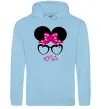 Жіноча толстовка (худі) Єва minnie Блакитний фото