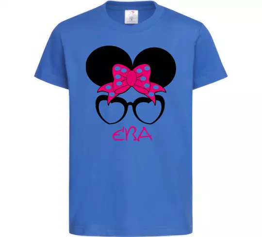 Дитяча футболка Єва minnie Яскраво-синій фото