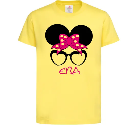 Дитяча футболка Єва minnie Лимонний фото