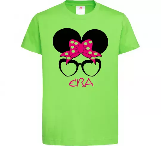 Дитяча футболка Єва minnie Лаймовий фото