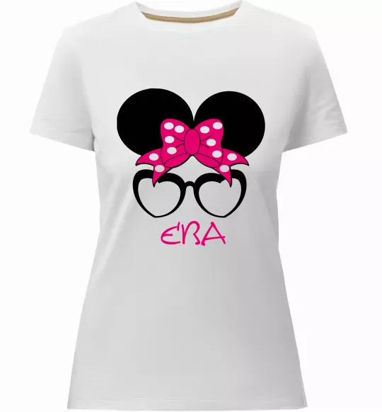 Жіноча преміум футболка Єва minnie Білий фото