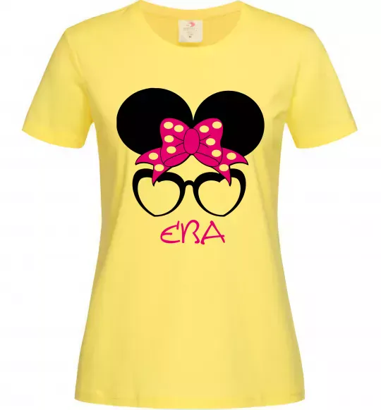 Жіноча футболка Єва minnie Лимонний фото
