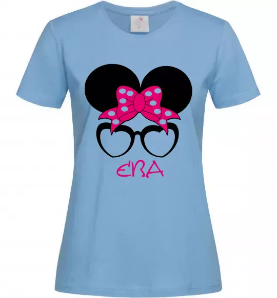 Жіноча футболка Єва minnie Блакитний фото