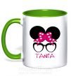 Чашка с цветной ручкой Tania minnie Зеленый фото