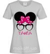 Женская футболка Tania minnie Серый фото