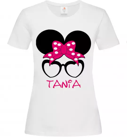 Женская футболка Tania minnie Белый фото