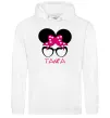 Жіноча толстовка (худі) Tania minnie Білий фото