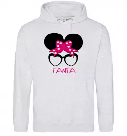 Женская толстовка (худи) Погану дівчину Тетяною не назвуть Белый фото