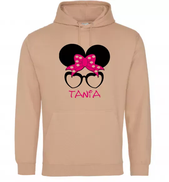 Жіноча толстовка (худі) Tania minnie Пісочний фото