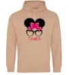 Жіноча толстовка (худі) Tania minnie Пісочний фото