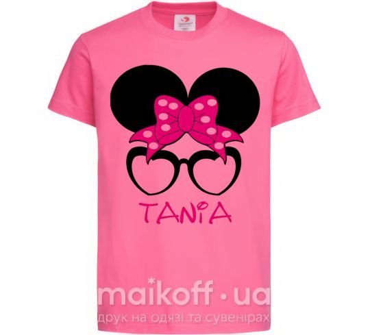 Дитяча футболка Tania minnie Яскраво-рожевий фото