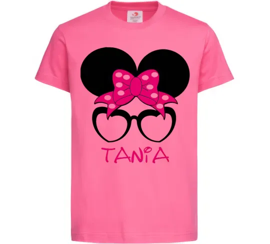 Дитяча футболка Tania minnie Яскраво-рожевий фото