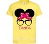 Детская футболка Tania minnie Лимонный фото