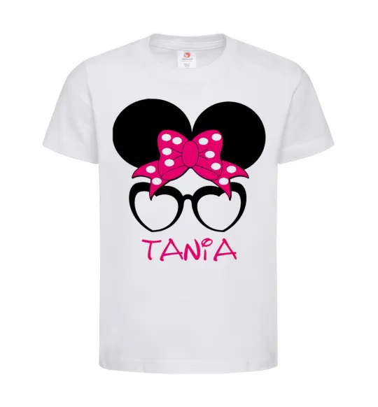 Детская футболка Tania minnie Белый фото