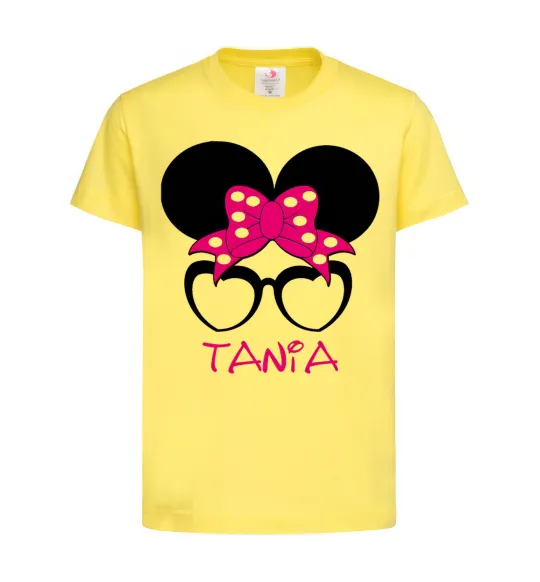 Детская футболка Tania minnie Лимонный фото