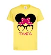 Детская футболка Tania minnie Лимонный фото