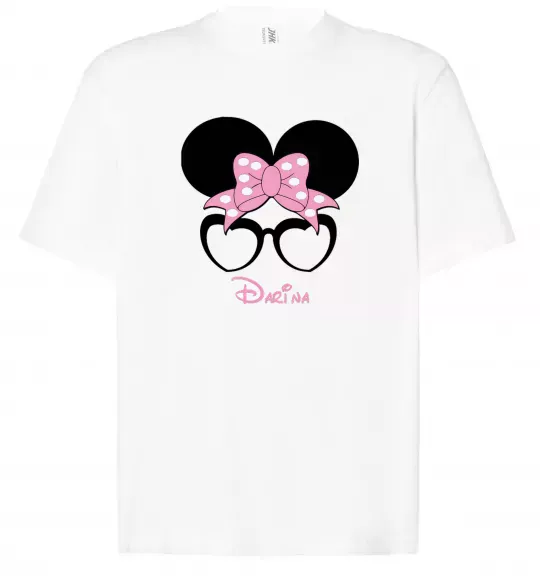 Футболка Оверсайз Darina minnie Білий фото