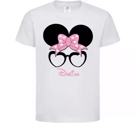 Детская футболка Darina minnie Белый фото