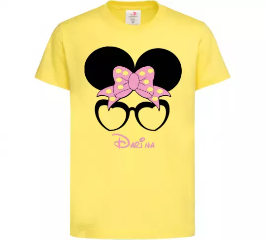 Детская футболка Darina minnie Лимонный фото