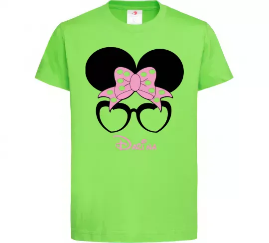 Детская футболка Darina minnie Лаймовый фото
