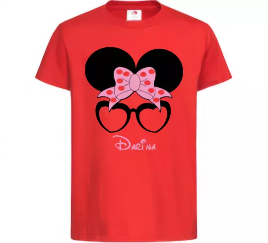 Детская футболка Darina minnie Красный фото