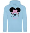Женская толстовка (худи) Darina minnie Голубой фото