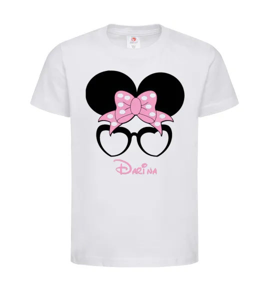Детская футболка Darina minnie Белый фото