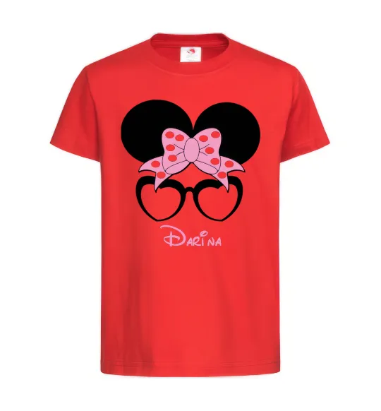 Детская футболка Darina minnie Красный фото