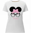 Женская премиум футболка Darina minnie Белый фото