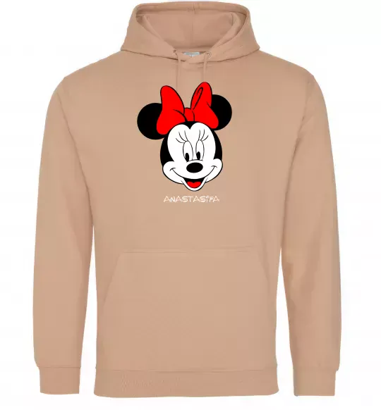 Жіноча толстовка (худі) Anastasiya minnie mouse Пісочний фото