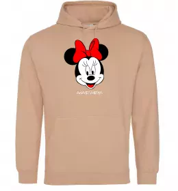 Женская толстовка (худи) Анастасія будь як голуб Белый фото