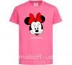 Дитяча футболка Anastasiya minnie mouse Яскраво-рожевий фото