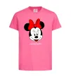 Детская футболка Anastasiya minnie mouse Ярко-розовый фото