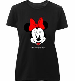 Жіноча преміум футболка Anastasiya minnie mouse