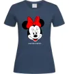 Женская футболка Anastasiya minnie mouse Темно-синий фото