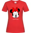 Женская футболка Anastasiya minnie mouse Красный фото