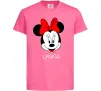 Детская футболка Lyuba minnie mouse Ярко-розовый Детская футболка Lyuba minnie mouse Ярко-розовый фото