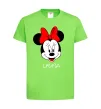 Детская футболка Lyuba minnie mouse Лаймовый фото