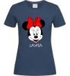 Женская футболка Lyuba minnie mouse Темно-синий фото