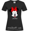 Жіноча футболка Lyuba minnie mouse Чорний фото