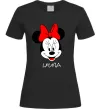 Женская футболка Lyuba minnie mouse Черный фото