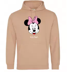 Жіноча толстовка (худі) Поліна вирішує все Білий фото